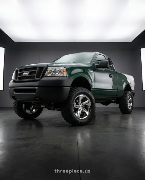 2008 Ford F-150 XL with Shift Strut 5x114.3 17x8 +35 Chrome wheels