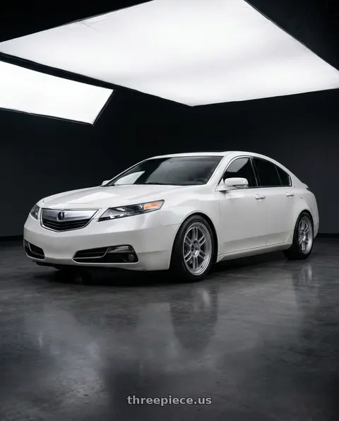 2013 Acura TL SH-AWD with Enkei RPF1 5x120 18x8.5+40 Silver wheels