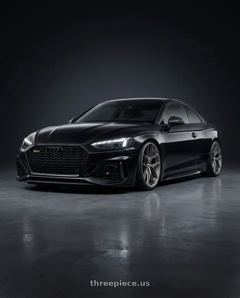 2022 Audi RS5 with BBS CC-R 5x112 20x8.0+27 Satin Platinum wheels