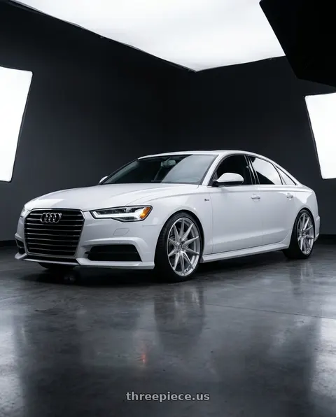 2018 Audi A6 with Brada Wheels CX2 5x112 19x11 +20 Brushed Hyper Silver wheels