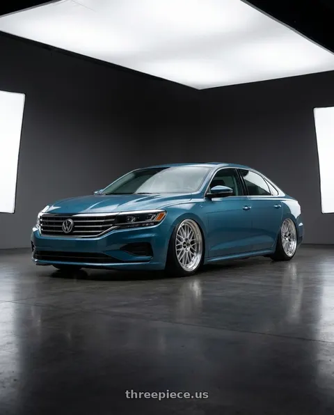 2022 Volkswagen Passat R-Line with BBS LM 5x112 19x9.0+42 Diamond Silver wheels
