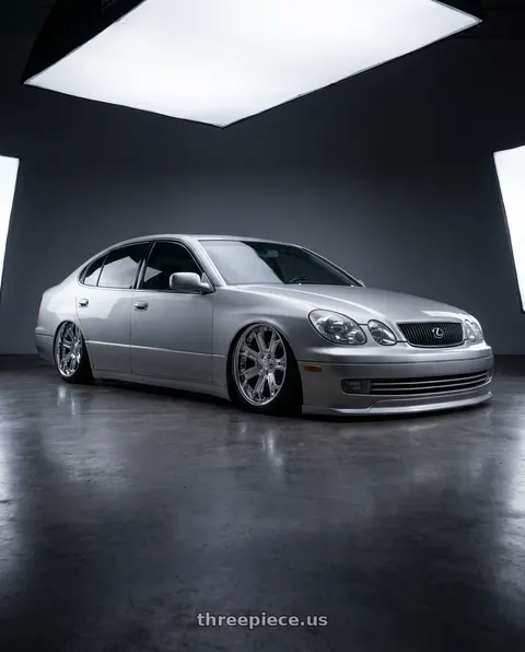 2003 Lexus GS300 with OEP 166C 6x139.7 22x9 +24 Chrome wheels