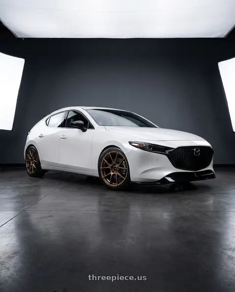 2024 Mazda 3 Sport GT with Enkei TS-V 5x114.3 18x8.5+38 Bronze wheels