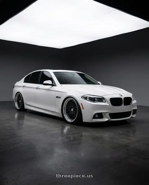 2016 BMW 535i with Work Gran Seeker Ccx 5x100 20x8+-6 R Disk Black wheels
