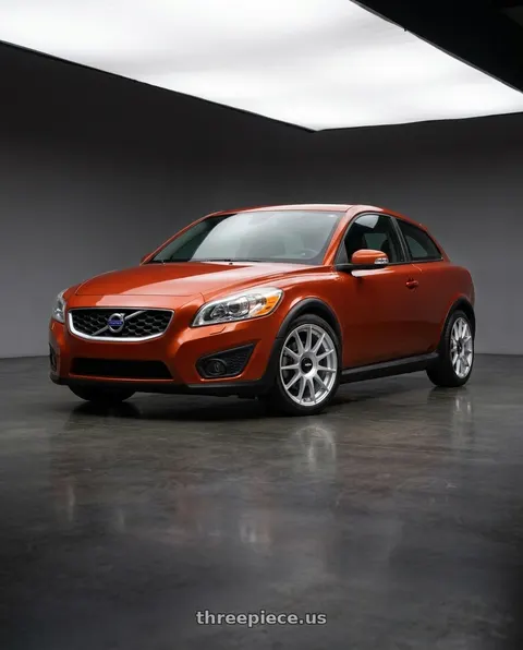 2011 Volvo C30 T5 with Rotiform 1PC R170 DTM 5X108/5X114.3 17X8 +40 SILVER wheels