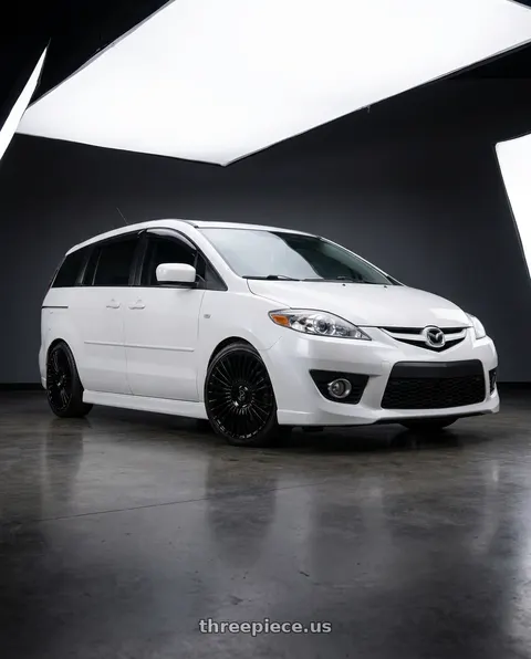 2010 Mazda 5 with DOLCE LUXURY TRENTO 5x112/5x120 22x10.5 +35 Glossy Black wheels