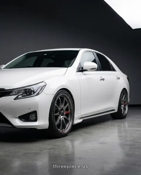 2014 Toyota Mark X with Volk Racing CE28SL 5x114.3 18x8.5+35 wheels