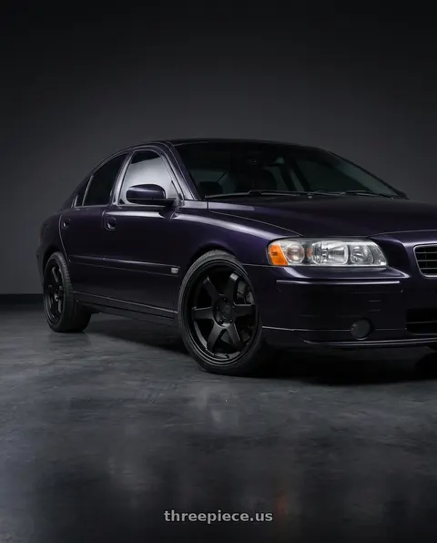 2005 Volvo S60 with KATANA RACING KR08 5x108 18x8 +40 Matte Black wheels