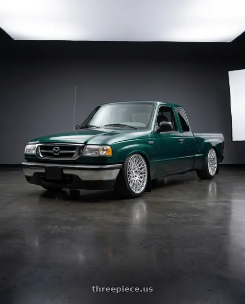 1996 Mazda b with Avant Garde Wheels M540 5X112 18x9 +48 Silver Machined wheels