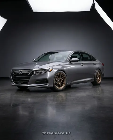 2019 Honda Accord LX with Konig 47BZ Hypergram 5x114.3 18x8.5 +45 Race Bronze wheels