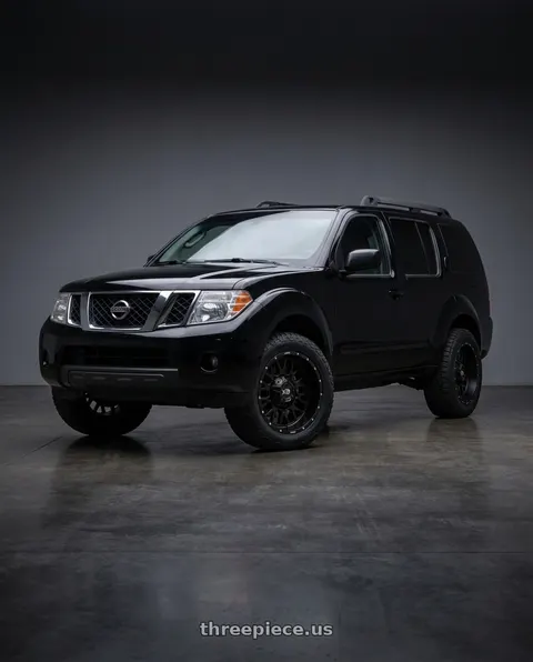 2011 Nissan Pathfinder with XD XD842 SNARE 6X114.3/6X139.7 20X9 +18 SATIN BLACK wheels