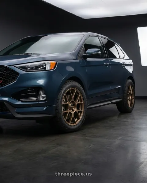 2022 Ford Edge ST with BBS XR 5x108 20x8.5+40 Matte Bronze wheels