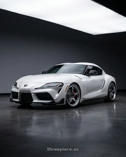 2022 Toyota GR Supra with Advan Racing GT BEYOND 5x112 19x9.5 +25 MACHINING & HYPER PLATINUM BLACK wheels