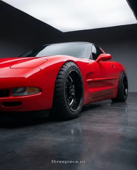 2002 Chevrolet Corvette with WELD Off-Road Aragon 8x165.1 20x12 -44 Gloss Black/Milled wheels