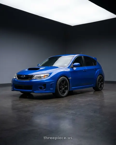 2013 Subaru WRX Limited with Enkei T6R 5x114.3 17x8+40 Gloss Black wheels