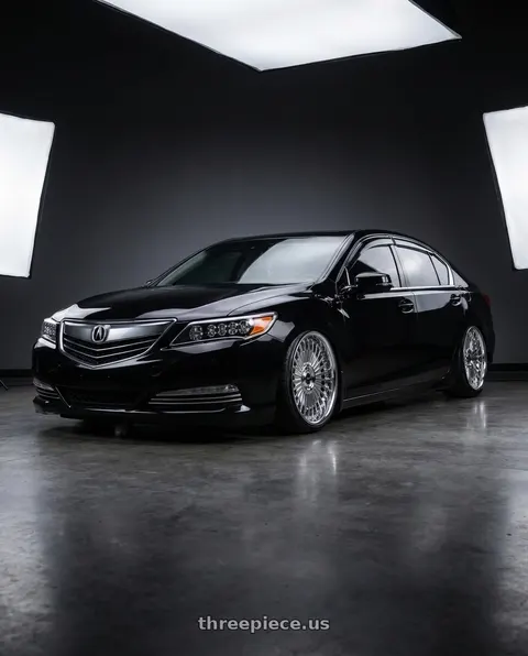 2014 Acura RLX with Work Emitz 5x120 Chrome 20x8.0 +45 wheels