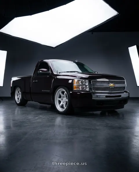 2008 Chevrolet Silverado 1500 with Black Rhino SHOGUN 5X127 17X9 -38 HYPER SILVER wheels