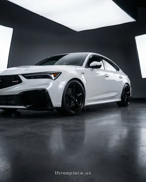 2025 Acura Integra Type S with Enkei TS-5 5x120 18x9.5+45 Black wheels
