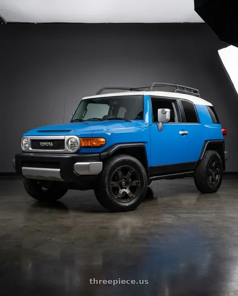 2007 Toyota FJ Cruiser with Fuel 1PC D564 BEAST 6X139.7 16X8 +1 MATTE BLACK DOUBLE DARK TINT wheels