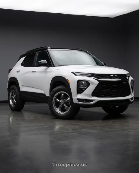 2021 Chevrolet Trailblazer RS with American Racing AR105 TORQ THRUST M 5X115 16X7 +35 ANTHRACITE W/ MACHINED LIP wheels