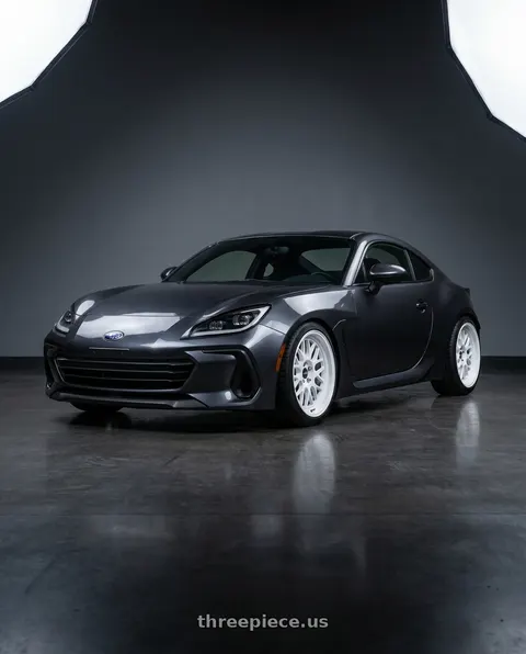 2023 Subaru BRZ Premium with ESR Wheels CR SERIES CR01 5x100 18x9.5 +35 Gloss White wheels