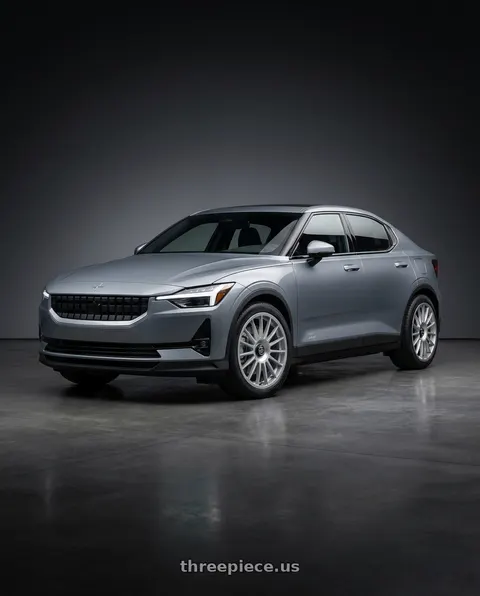 2024 Polestar 2 Plus Magnesium with fifteen52 PODIUM 5x108 / 5x112 18x8.5 +45 SPEED SILVER (GLOSS SILVER) wheels
