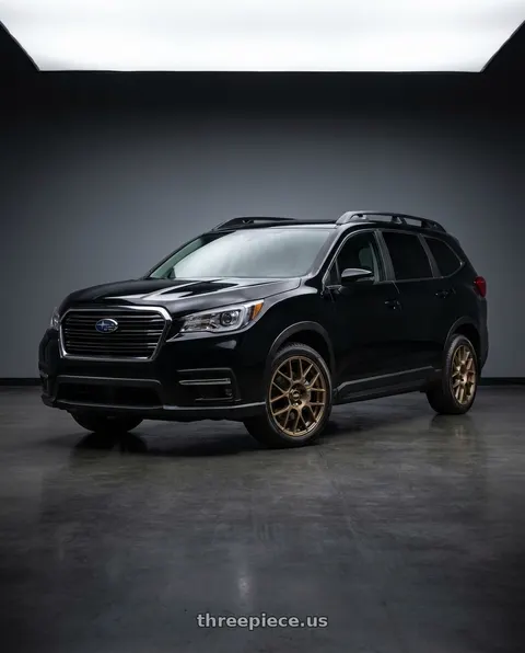 2025 Subaru Ascent with BBS XR 5x112 20x8.5+44 Matte Bronze wheels