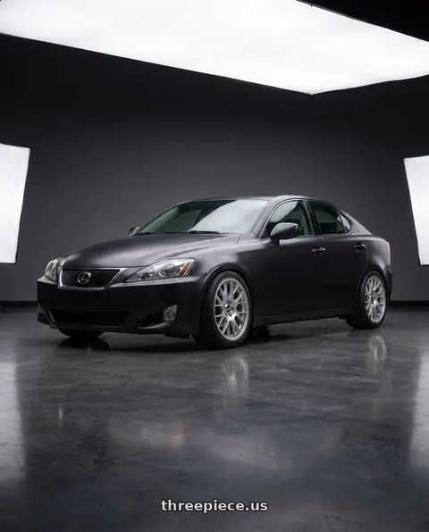 2009 Lexus IS350 with Enkei NT03+M 5x114.3 18x9.5+40 Silver wheels