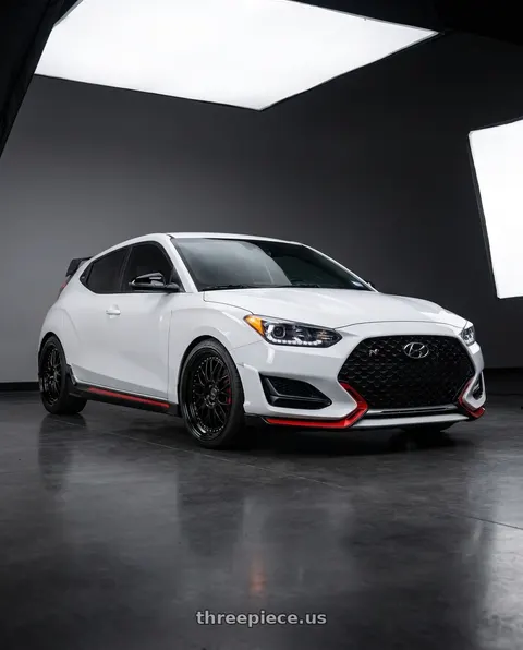 2020 Hyundai Veloster N with ESR Wheels SR SERIES SR01 5x114.3 19x8.5 +30 Gloss Black wheels