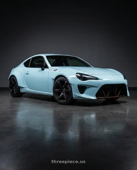 2017 Subaru BRZ with Enkei Cyclone 6x139.7 18x9+0 Matte Black wheels