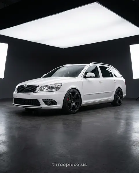 2012 Skoda Octavia with Rotiform 1PC R113 SIX 5X100/5X112 19X8.5 +35 MATTE BLACK wheels