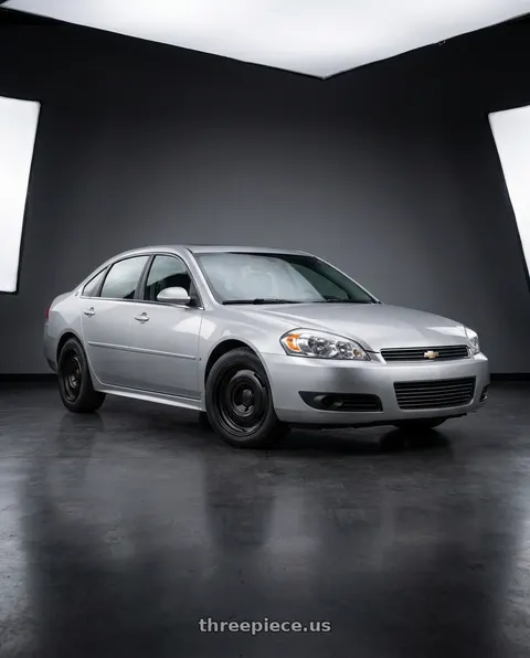 2009 Chevrolet Impala with fifteen52 ANALOG HD 5x150 17x8.0 +25 ASPHALT BLACK (SATIN BLACK) wheels