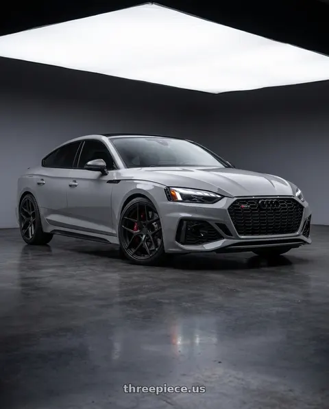 2023 Audi RS5 with Aodhan AFF2 5x112 20x9+30 Matte Black wheels