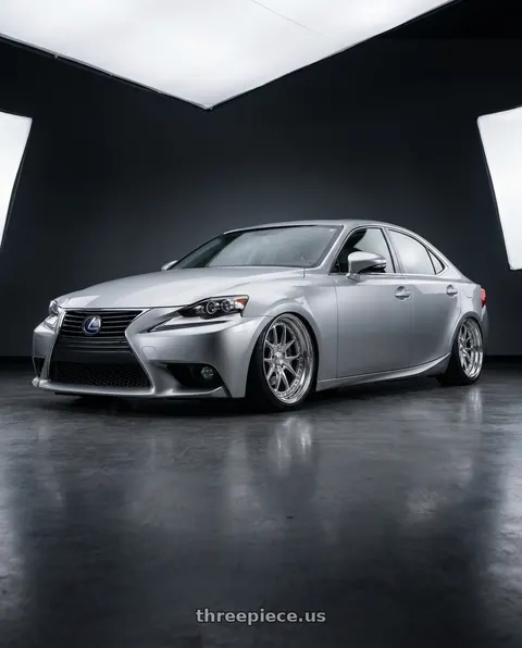 2013 Lexus IS F with CCW CZ05 4x100 16x7 +25 Polished wheels