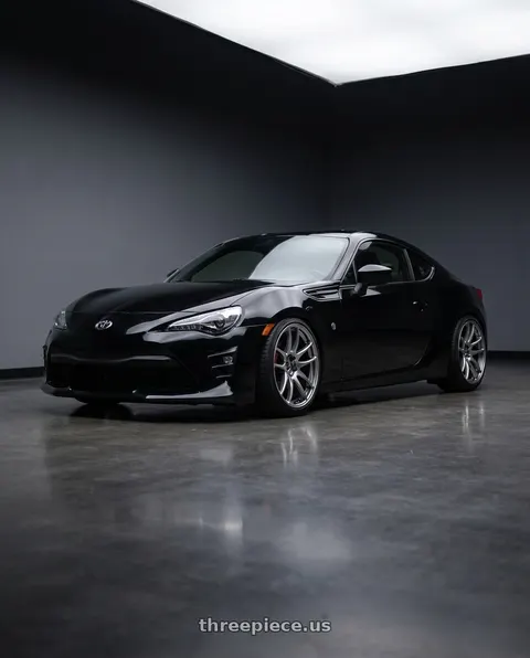 2019 Toyota 86 GT with Work Emotion Cr Kiwami 5x100 17x9 +38 Gt Silver wheels