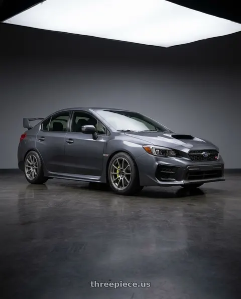 2021 Subaru WRX STI with Enkei Triumph 5x114.3 18x9.5+38 Storm Gray wheels