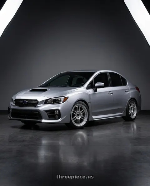 2018 Subaru WRX with Enkei RPF1 5x114.3 18x8.5+40 Silver wheels