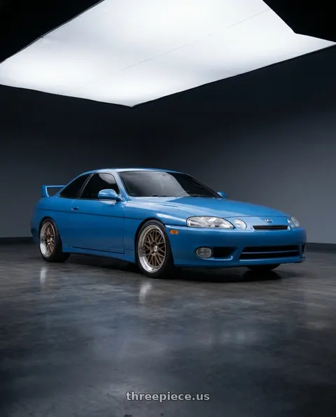1995 Lexus SC300 with ESR Wheels SR SERIES SR01 5x100 18x8.5 +30 Matte Bronze wheels