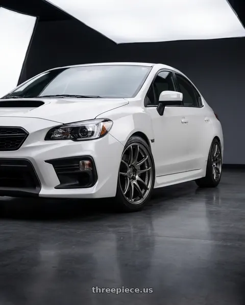 2021 Subaru WRX with WORK Emotion CR Shigoku 5x114.3 18x8.5 +47 Glow Gunmetal GGM wheels