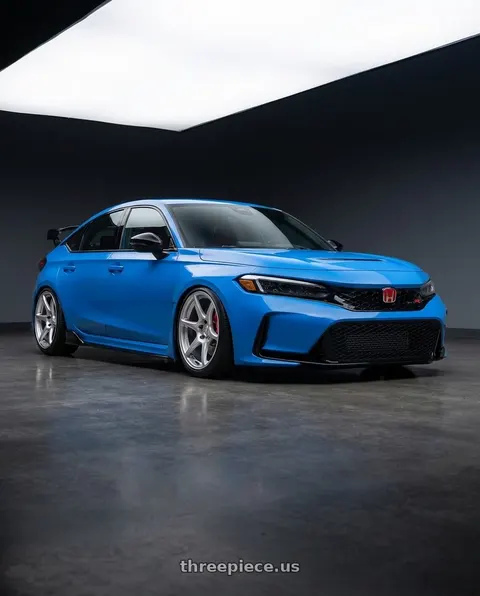 2020 Honda Civic Type R with Kansei K11S Tandem 5X120 19x9.5 22 Hyper Silver wheels
