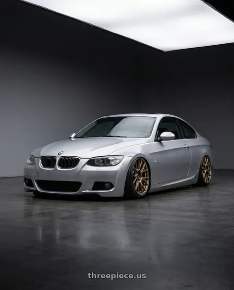 2012 BMW 3 Series E92 with Konig Ampliform 5x120 18x8.5+32 Gloss Bronze wheels