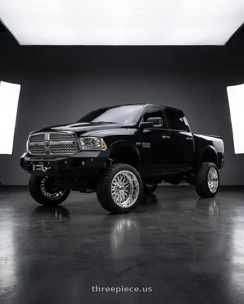 2016 Ram 1500 with Fuel Forged FF109 8x165.1 20x10 -25 POLISHED wheels