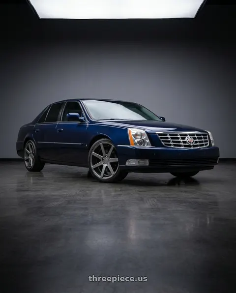 2009 Cadillac DTS with Niche 1PC M149 VERONA 5X120 20X9 +35 MATTE GUN METAL wheels