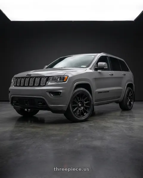 2021 Jeep Grand Cherokee Overland with Dirty Life Journey 9316 5x127 17x8.5+0 Matte Black wheels