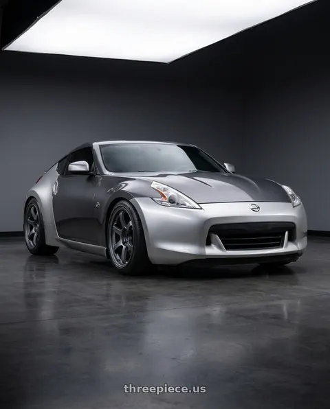 2009 Nissan 370Z with Gram Lights 57DR 5x120 19x9.5+25 Gunblue II wheels