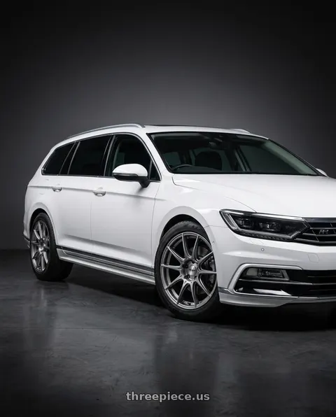 2016 Volkswagen Passat with Ssr Gtx01 5x112 19x8.5+45  DARK SILVER wheels