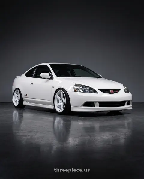 2005 Honda Integra type r with Advan Racing GT BEYOND 5x114.3 17x9.0 +45 RACING WHITE wheels