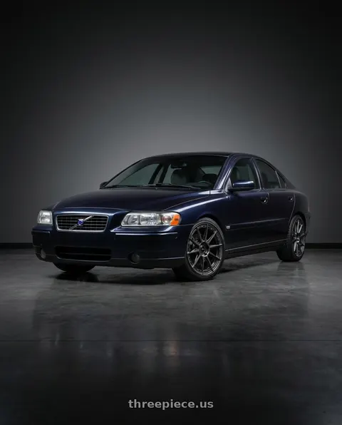 2005 Volvo S60 with Vors LT55 5x108  18x8 +35 Gloss Gun Metal wheels