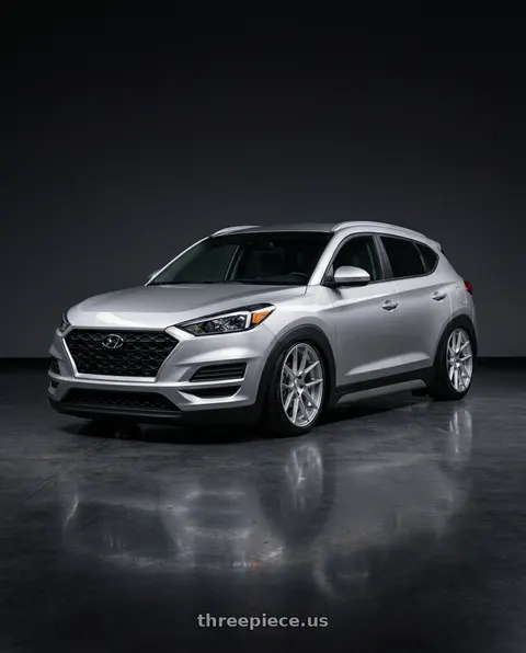2019 Hyundai Tucson with Avant Garde Wheels M510 5X100 19x8.5 +45 Satin Silver wheels