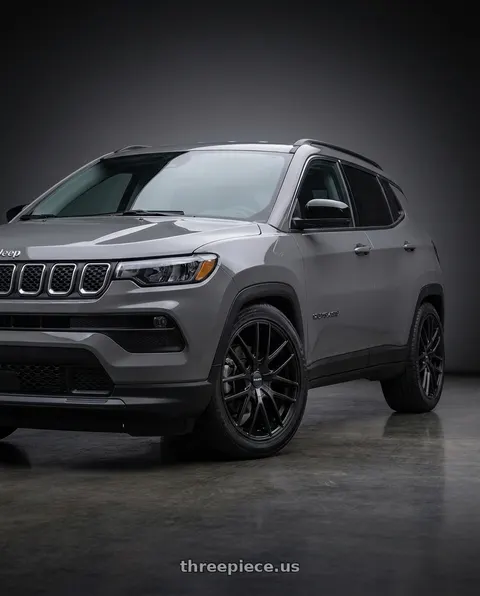 2024 Jeep Compass with TOUREN TR60 3260 5x110/5x115 20x8.5 +40 MATTE BLACK wheels